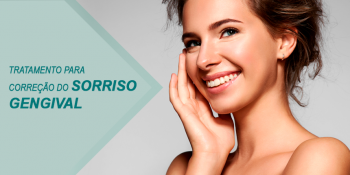 Tratamento para correção do sorriso gengival